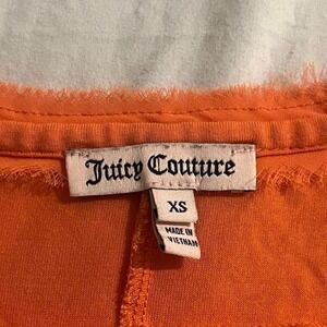 Juicy Couture Women's Orange Crop-top